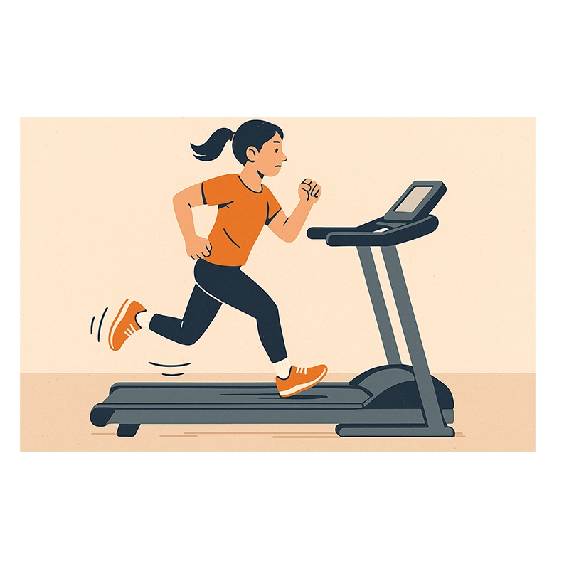 Løbestil på løbebånd