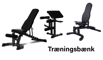 Tilbehr til styrketrning: Trningsbnke
