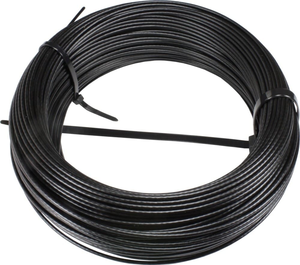 Fitnessgruppen - Wire Silkewire 6 mm. PA 12 - Sort