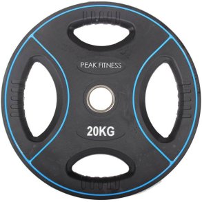 Peak Fitness 20 kg 50 mm vgtskive Poly Urethane