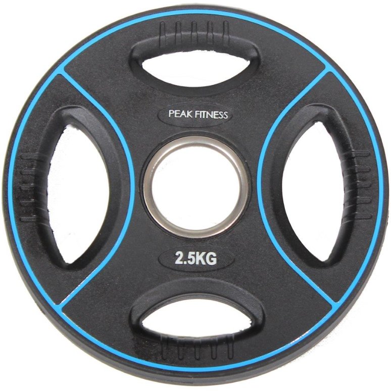 Peak Fitness 2,50 kg 50 mm vgtskive Poly Urethane #0