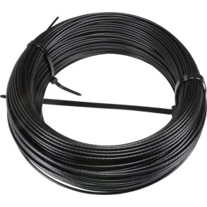 Wire Silkewire 6 mm. PA 12 Sort