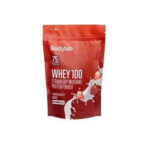 Bodylab Whey 100 Protein - 400 g Strawberry Milkshake