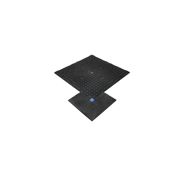 Connect tile 20mm gulv - 100x100 cm. - Sort #5