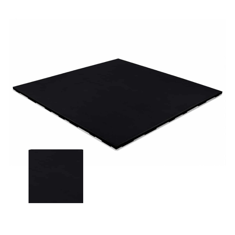 Connect tile 20mm gulv - 100x100 cm. - Sort #0