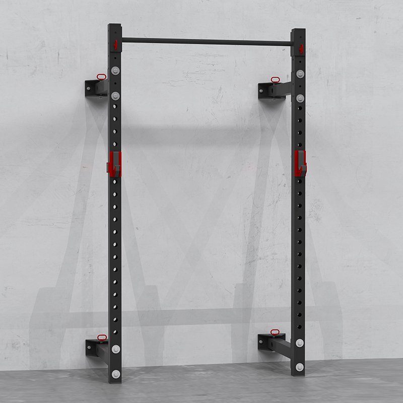 peak fitness foldbar squat rack 