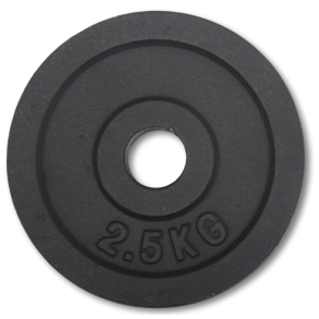 2,5 kg. vgtskive - 30 mm. 