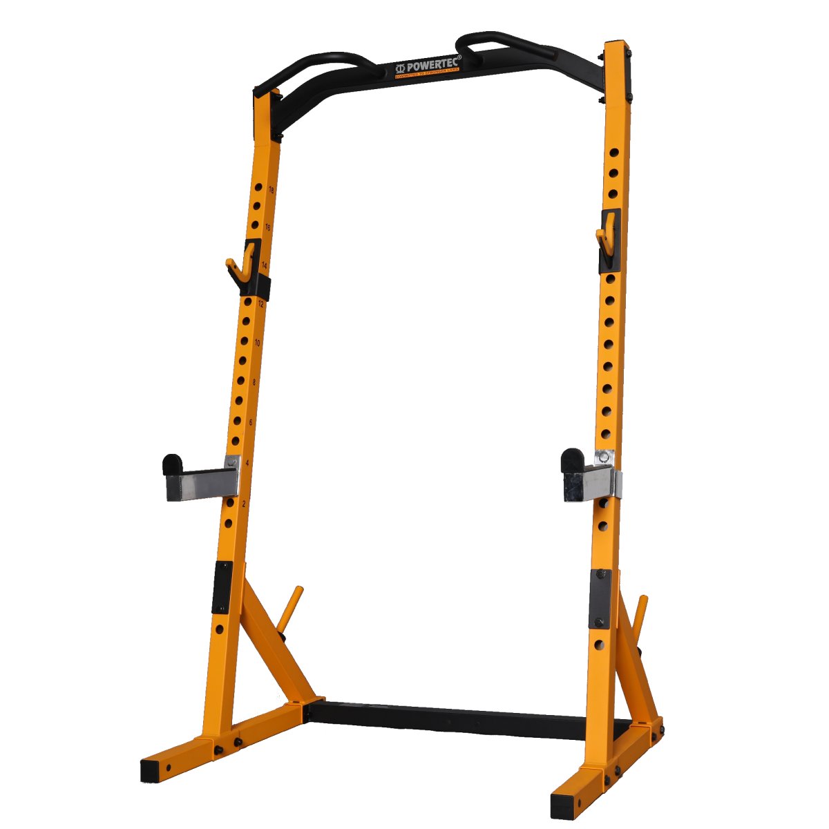 Køb Powertec Workbench Half Rack Yellow online her!