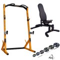 Powertec Half Rack Yellow trningsst m. 95 kg 50 mm PU vgtst thumbnail #0