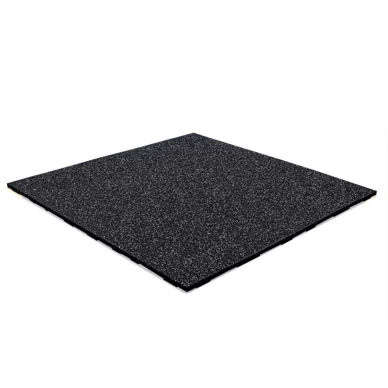 Connect tile 20mm gulv - 100x100 cm. - Sort med nister #2