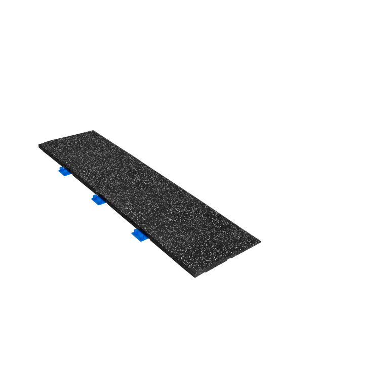 Connect tile 20mm rampe - Sort med nister #0