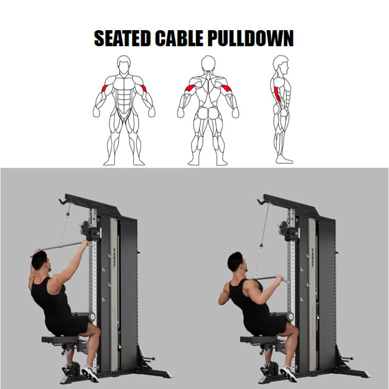 Peak Fitness Lat Tower Pro - 3in1 #12