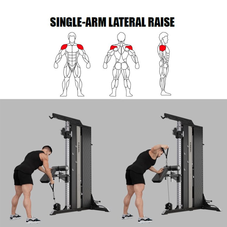 Peak Fitness Lat Tower Pro - 3in1 #13