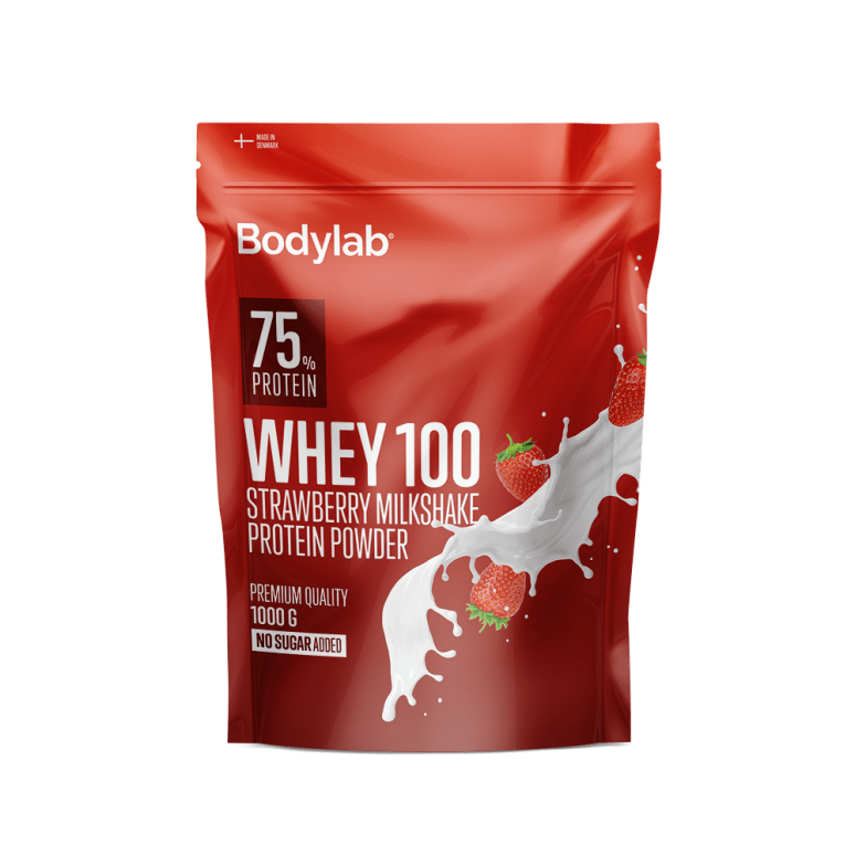 Bodylab Whey 100 Protein - 1kg Strawberry Milkshake