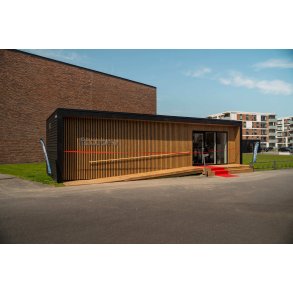 Fitcube testenhed - 45 m2 pavillon med Fitnessudstyr
